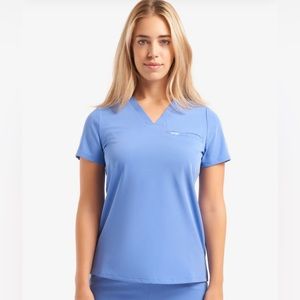 Lago Ceil Blue Scrub Set Used